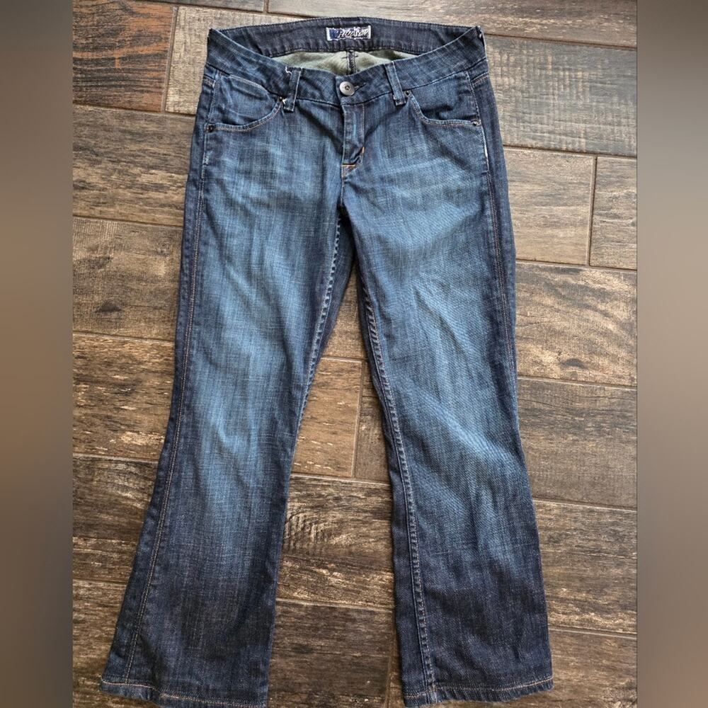 #580 Hudson Jeans Dark Blue Flare Denim